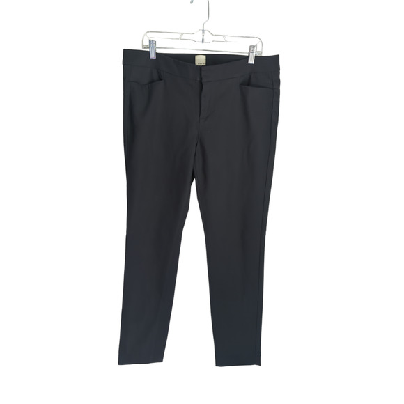 Ecru Skinny Beck Trousers in Skinny Leg Black size 12 - Picture 1 of 6